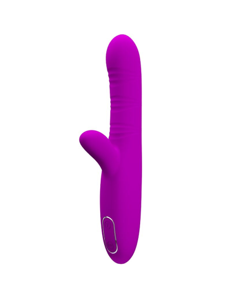 PRETTY LOVE - ANGELIQUE VIBRADOR MULTIFUNCIÓN ESTIMULADOR DE CLÍTORIS MORADO