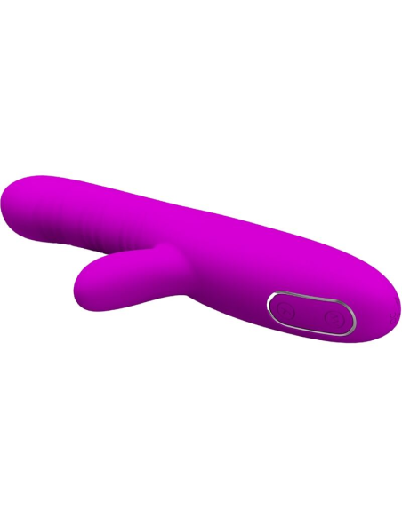 PRETTY LOVE - ANGELIQUE VIBRADOR MULTIFUNCIÓN ESTIMULADOR DE CLÍTORIS MORADO