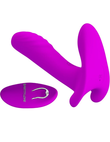 PRETTY LOVE - MASAJEADOR and VIBRADOR 12 VIBRACIONES CONTROL REMOTO MORADO