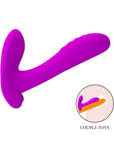 PRETTY LOVE - MASAJEADOR and VIBRADOR 12 VIBRACIONES CONTROL REMOTO MORADO