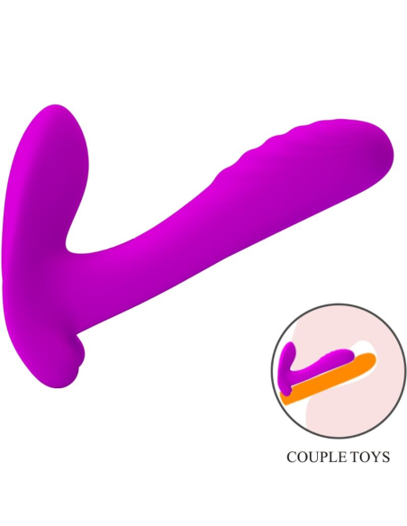 PRETTY LOVE - MASAJEADOR and VIBRADOR 12 VIBRACIONES CONTROL REMOTO MORADO