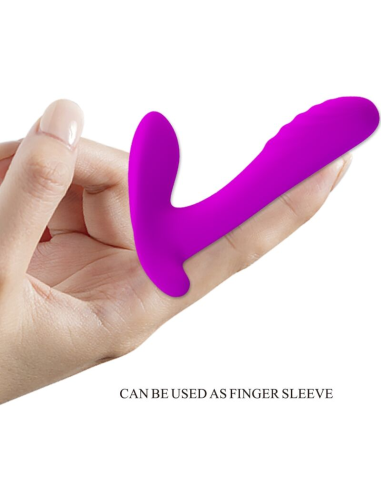 PRETTY LOVE - MASAJEADOR and VIBRADOR 12 VIBRACIONES CONTROL REMOTO MORADO