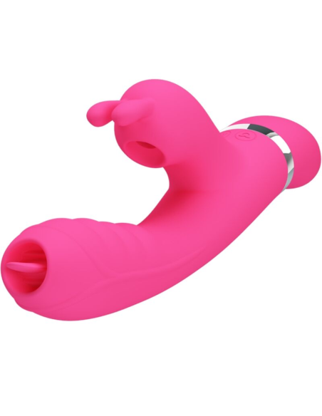 PRETTY LOVE - PHOENIX VIBRADOR RABBIT MULTIFUNCIÓN ROSA