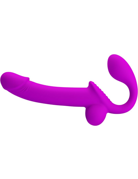 PRETTY LOVE - KELPIE ESTIMULADOR STRAP-ON DOBLE MORADO