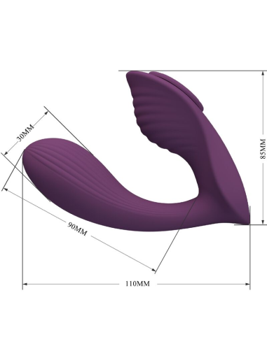 PRETTY LOVE - FRANZ MASAJEADOR and VIBRADOR APP GRATUTITA MORADO