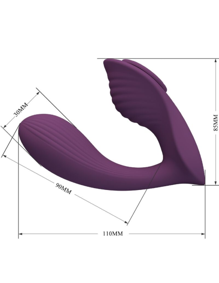 PRETTY LOVE - FRANZ MASAJEADOR and VIBRADOR APP GRATUTITA MORADO