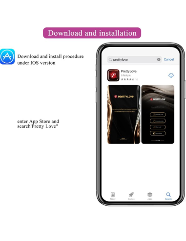 PRETTY LOVE - FRANZ MASAJEADOR and VIBRADOR APP GRATUTITA MORADO