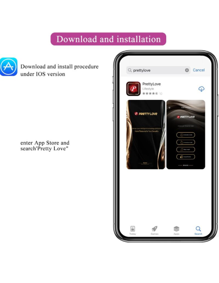 PRETTY LOVE - FRANZ MASAJEADOR and VIBRADOR APP GRATUTITA MORADO