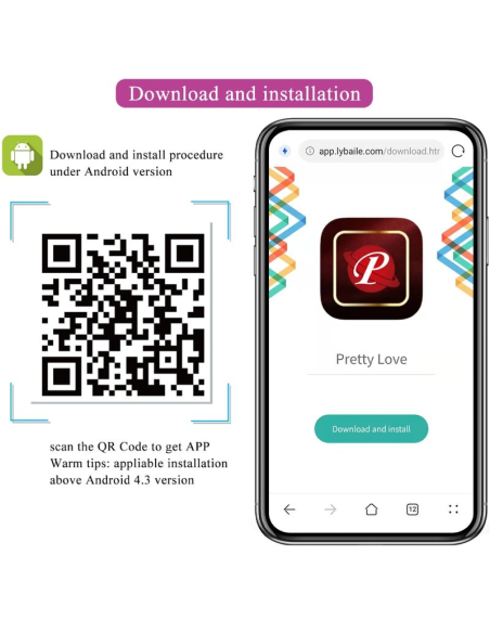 PRETTY LOVE - FRANZ MASAJEADOR and VIBRADOR APP GRATUTITA MORADO