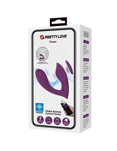 PRETTY LOVE - FRANZ MASAJEADOR and VIBRADOR APP GRATUTITA MORADO