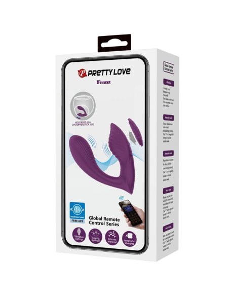 PRETTY LOVE - FRANZ MASAJEADOR and VIBRADOR APP GRATUTITA MORADO