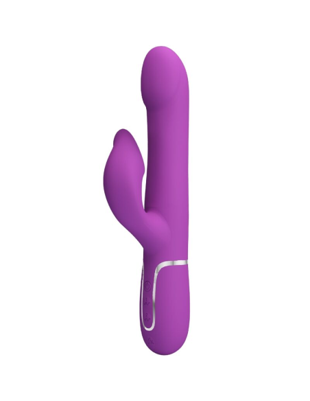 PRETTY LOVE - VIBRADOR and ESTIMULADOR MULTIFUNCIÓN 4 EN 1 MORADO