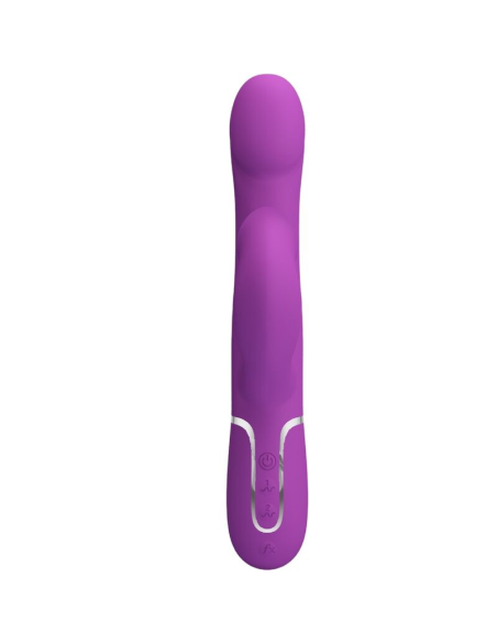 PRETTY LOVE - VIBRADOR and ESTIMULADOR MULTIFUNCIÓN 4 EN 1 MORADO