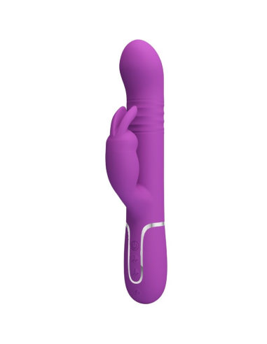 PRETTY LOVE - COALE VIBRADOR RABBIT MULTIFUNCIÓN 4 EN 1 MORADO