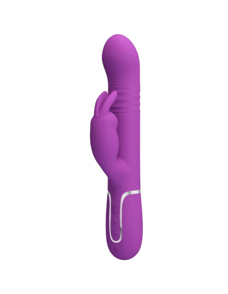 PRETTY LOVE - COALE VIBRADOR RABBIT MULTIFUNCIÓN 4 EN 1 MORADO
