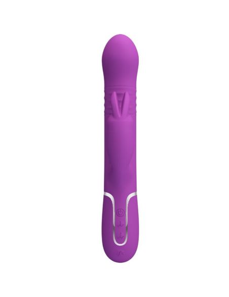PRETTY LOVE - COALE VIBRADOR RABBIT MULTIFUNCIÓN 4 EN 1 MORADO