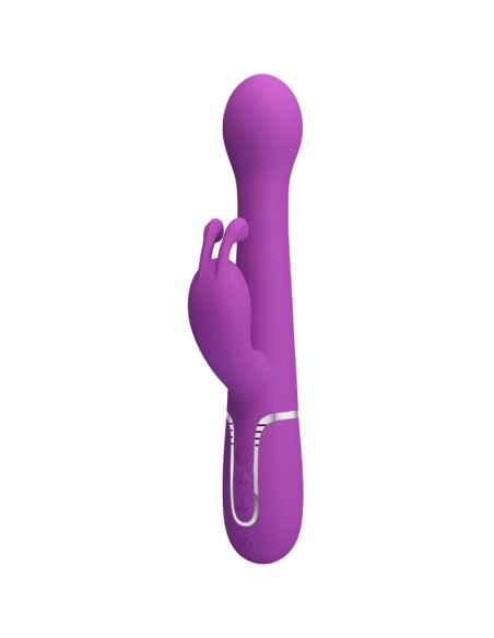 PRETTY LOVE - DEJON VIBRADOR RABBIT MULTIFUNCIÓN 3 EN 1 MORADO