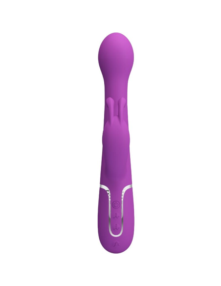 PRETTY LOVE - DEJON VIBRADOR RABBIT MULTIFUNCIÓN 3 EN 1 MORADO