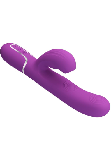PRETTY LOVE - PERLITA VIBRADOR RABBIT MULTIFUNCIÓN 3 EN 1 MORADO
