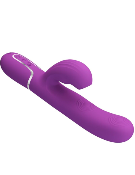 PRETTY LOVE - PERLITA VIBRADOR RABBIT MULTIFUNCIÓN 3 EN 1 MORADO
