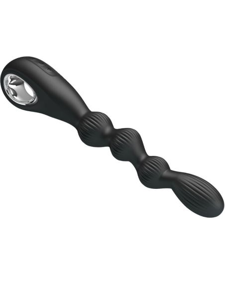 PRETTY LOVE - FEDERER VIBRADOR ANAL 12 VIBRACIONES NEGRO