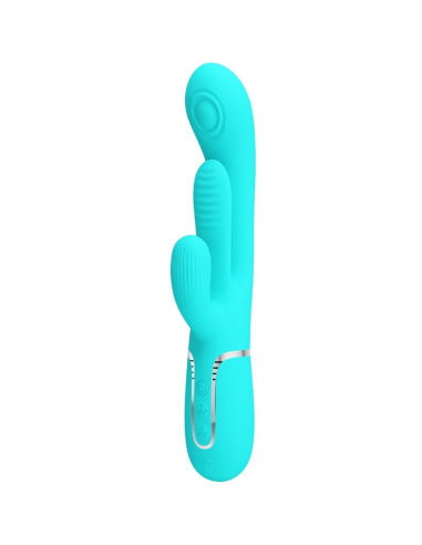 PRETTY LOVE - SHANIA TRIPLE VIBRADOR RABBIT MULTIFUNCIÓN 3 EN 1