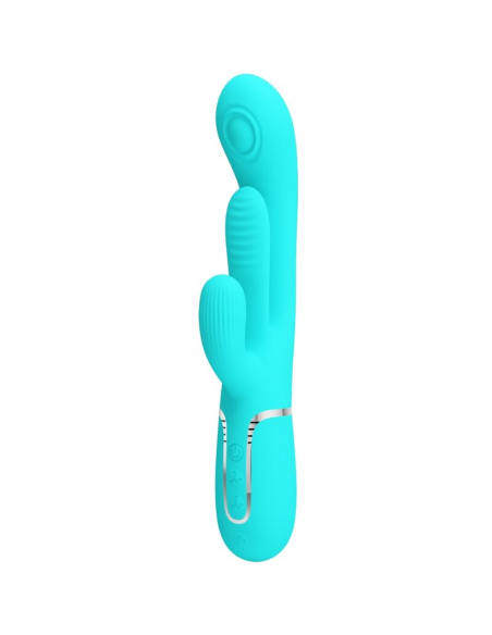 PRETTY LOVE - SHANIA TRIPLE VIBRADOR RABBIT MULTIFUNCIÓN 3 EN 1