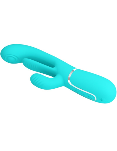 PRETTY LOVE - SHANIA TRIPLE VIBRADOR RABBIT MULTIFUNCIÓN 3 EN 1