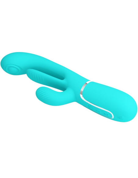 PRETTY LOVE - SHANIA TRIPLE VIBRADOR RABBIT MULTIFUNCIÓN 3 EN 1