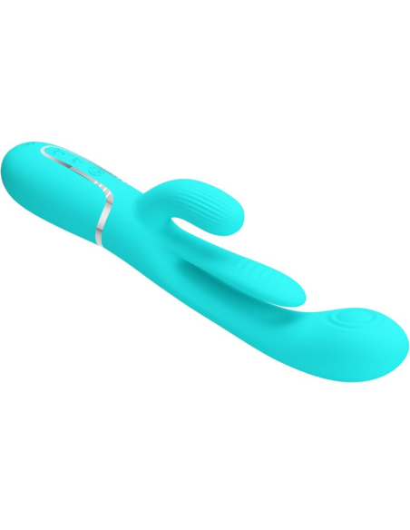 PRETTY LOVE - SHANIA TRIPLE VIBRADOR RABBIT MULTIFUNCIÓN 3 EN 1