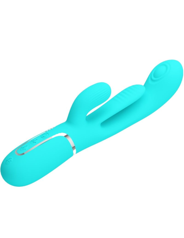 PRETTY LOVE - SHANIA TRIPLE VIBRADOR RABBIT MULTIFUNCIÓN 3 EN 1