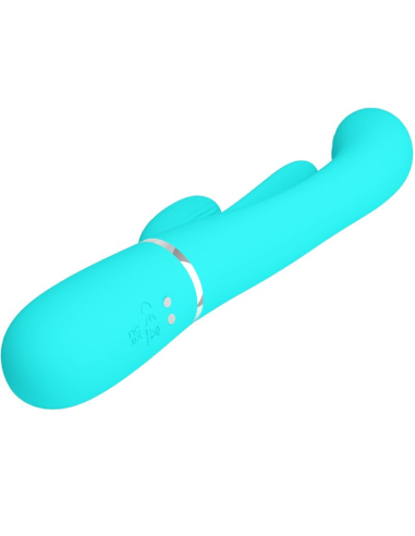 PRETTY LOVE - SHANIA TRIPLE VIBRADOR RABBIT MULTIFUNCIÓN 3 EN 1