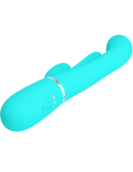 PRETTY LOVE - SHANIA TRIPLE VIBRADOR RABBIT MULTIFUNCIÓN 3 EN 1
