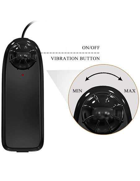 BAILE - BAHAMUT VIBRADOR REALÍSTICO 21.8 CM NATURAL CONTROL REMOTO