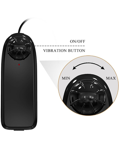 BAILE - CATOBLEPAS VIBRADOR REALÍSTICO 20.6 CM NATURAL CONTROL REMOTO