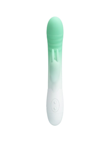 PRETTY LOVE - CERBERUS VIBRADOR RABBIT 3O VIBRACIONES VERDE