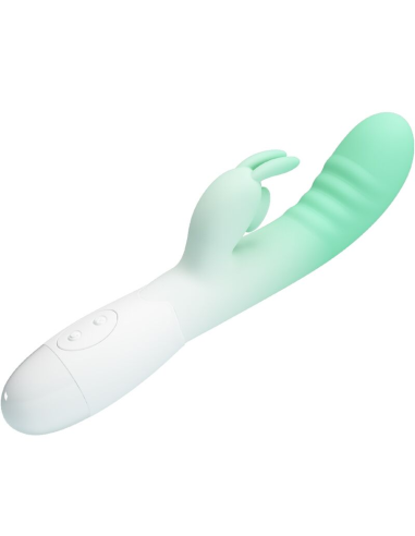 PRETTY LOVE - CERBERUS VIBRADOR RABBIT 3O VIBRACIONES VERDE