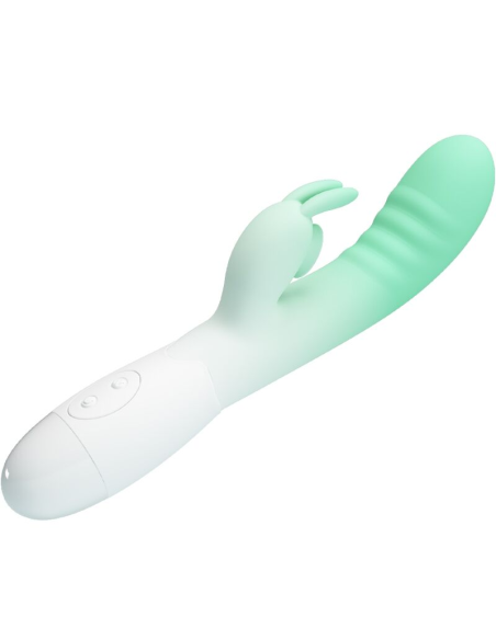 PRETTY LOVE - CERBERUS VIBRADOR RABBIT 3O VIBRACIONES VERDE