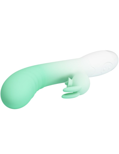 PRETTY LOVE - CERBERUS VIBRADOR RABBIT 3O VIBRACIONES VERDE