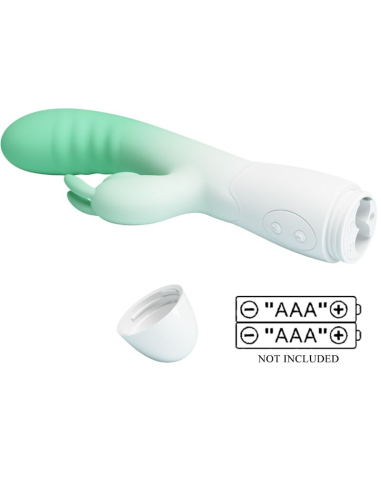 PRETTY LOVE - CERBERUS VIBRADOR RABBIT 3O VIBRACIONES VERDE