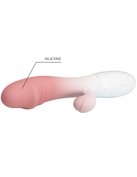 PRETTY LOVE - SNAPPY VIBRADOR RABBIT 3O VIBRACIONES ROSA