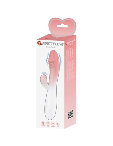 PRETTY LOVE - SNAPPY VIBRADOR RABBIT 3O VIBRACIONES ROSA