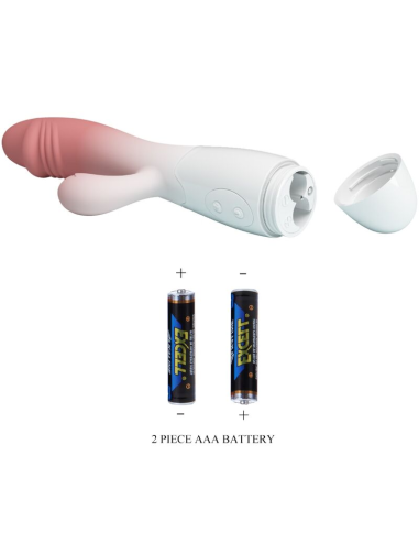 PRETTY LOVE - SNAPPY VIBRADOR RABBIT 3O VIBRACIONES ROSA