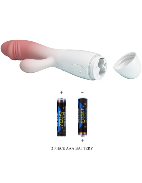 PRETTY LOVE - SNAPPY VIBRADOR RABBIT 3O VIBRACIONES ROSA