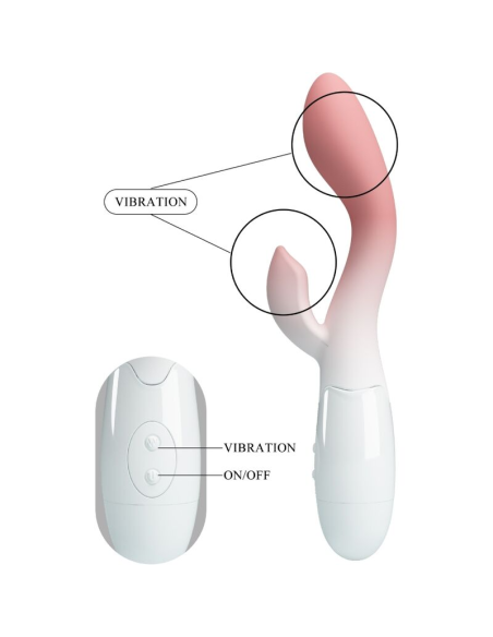 PRETTY LOVE - BRIGHTY VIBRADOR PUNTO G ESTIMULADOR CLÍTORIS 30 VIBRACIONES ROSA