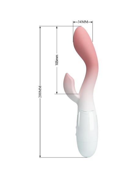 PRETTY LOVE - BRIGHTY VIBRADOR PUNTO G ESTIMULADOR CLÍTORIS 30 VIBRACIONES ROSA