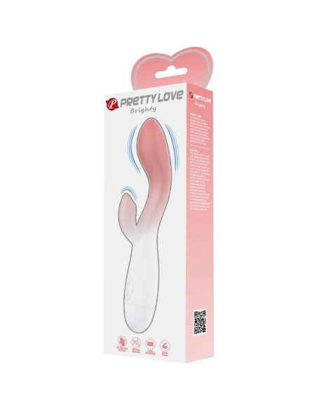 PRETTY LOVE - BRIGHTY VIBRADOR PUNTO G ESTIMULADOR CLÍTORIS 30 VIBRACIONES ROSA