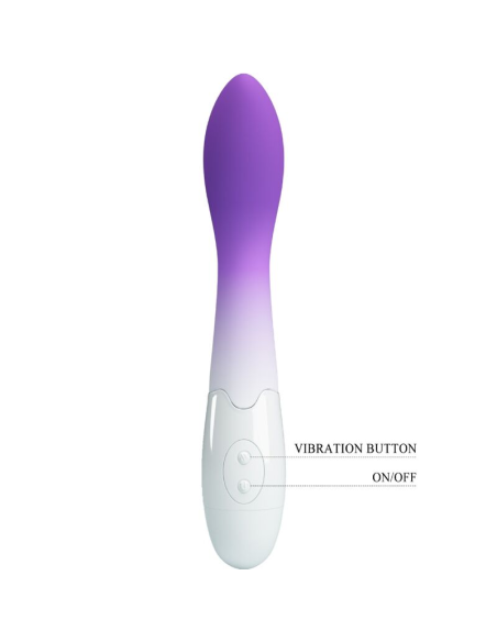 PRETTY LOVE - BISHOP VIBRADOR PUNTO G 30 VIBRACIONES MORADO