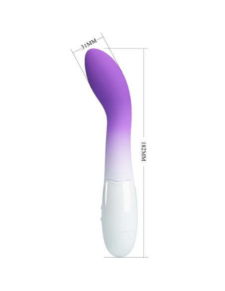 PRETTY LOVE - BISHOP VIBRADOR PUNTO G 30 VIBRACIONES MORADO