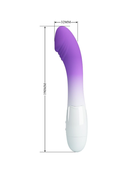 PRETTY LOVE - ELEMENTAL VIBRADOR PUNTO G 30 VIBRACIONES MORADO